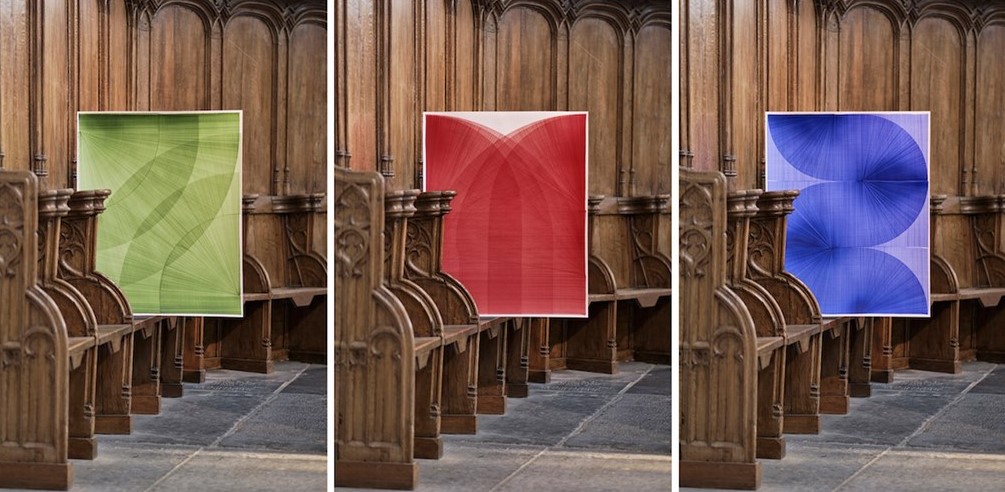 Kunstenaar Thomas Trum in de Grote Kerk