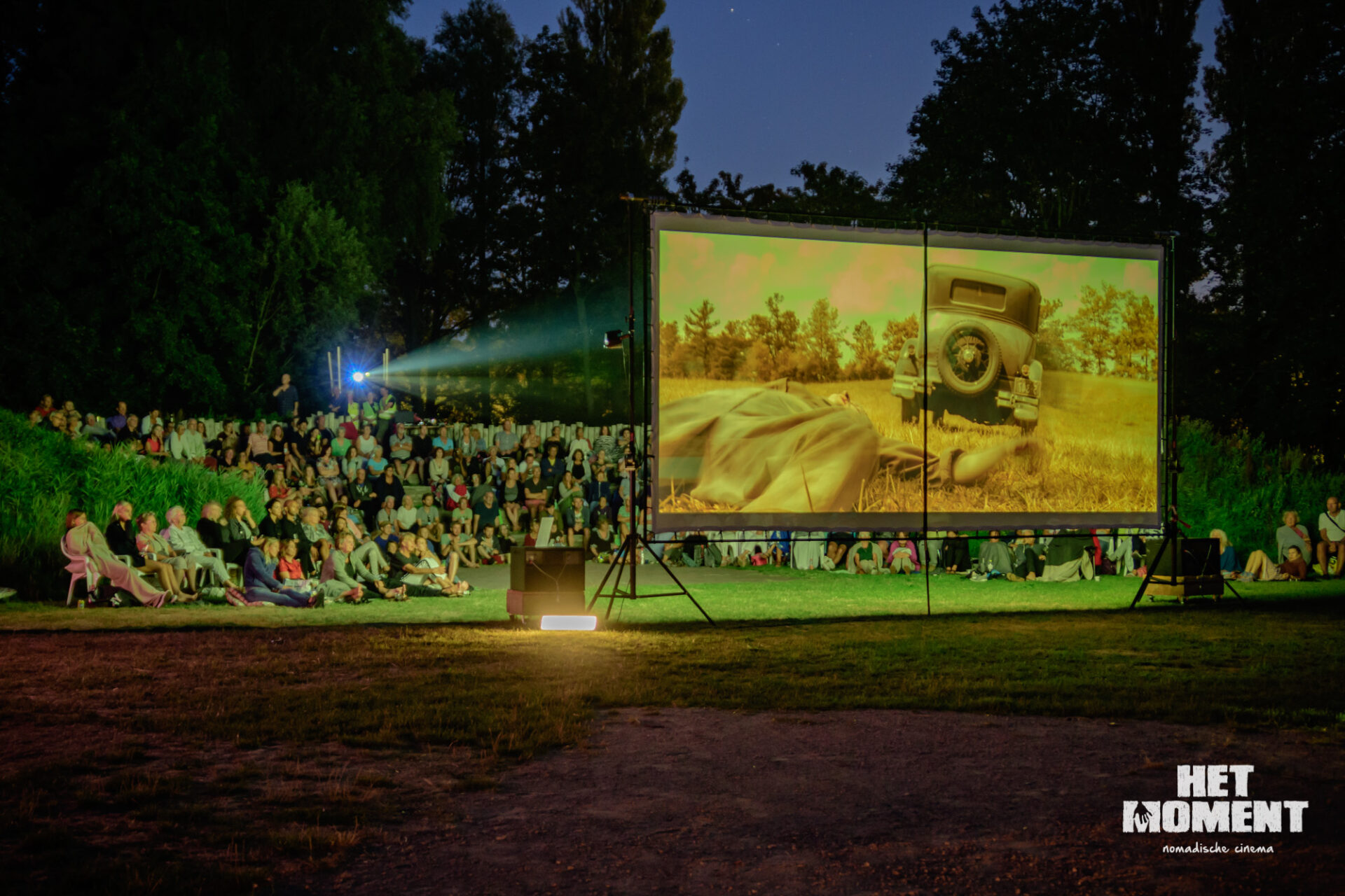 Openluchtbioscoop in Park De Oude Kwekerij