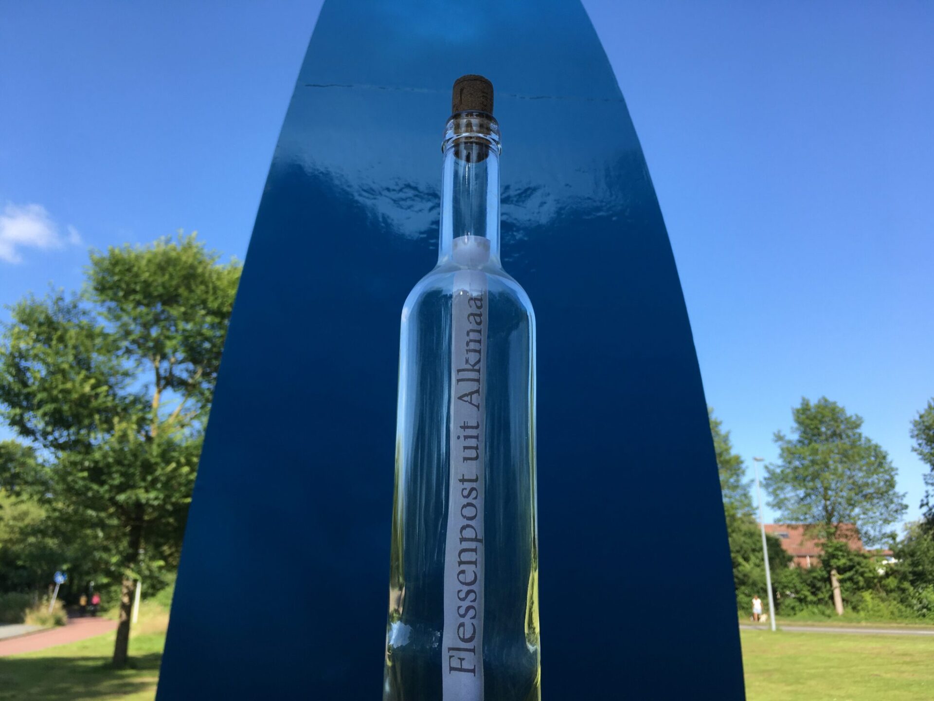 Waar staat het flesje...