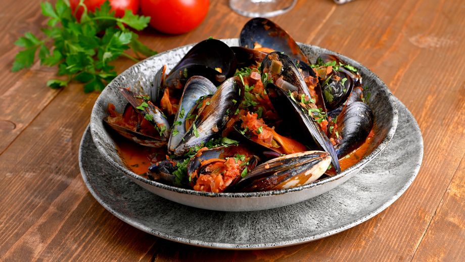 Spaanse mosselen met chorizo en tomaat