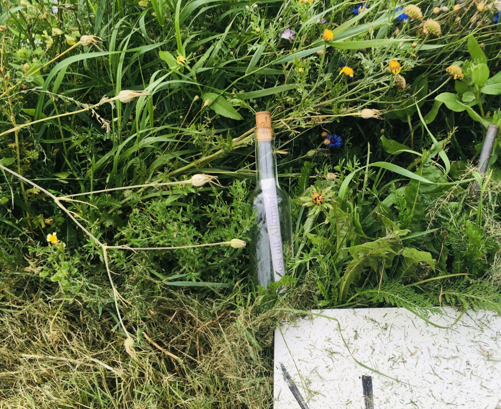 Waar staat het flesje…