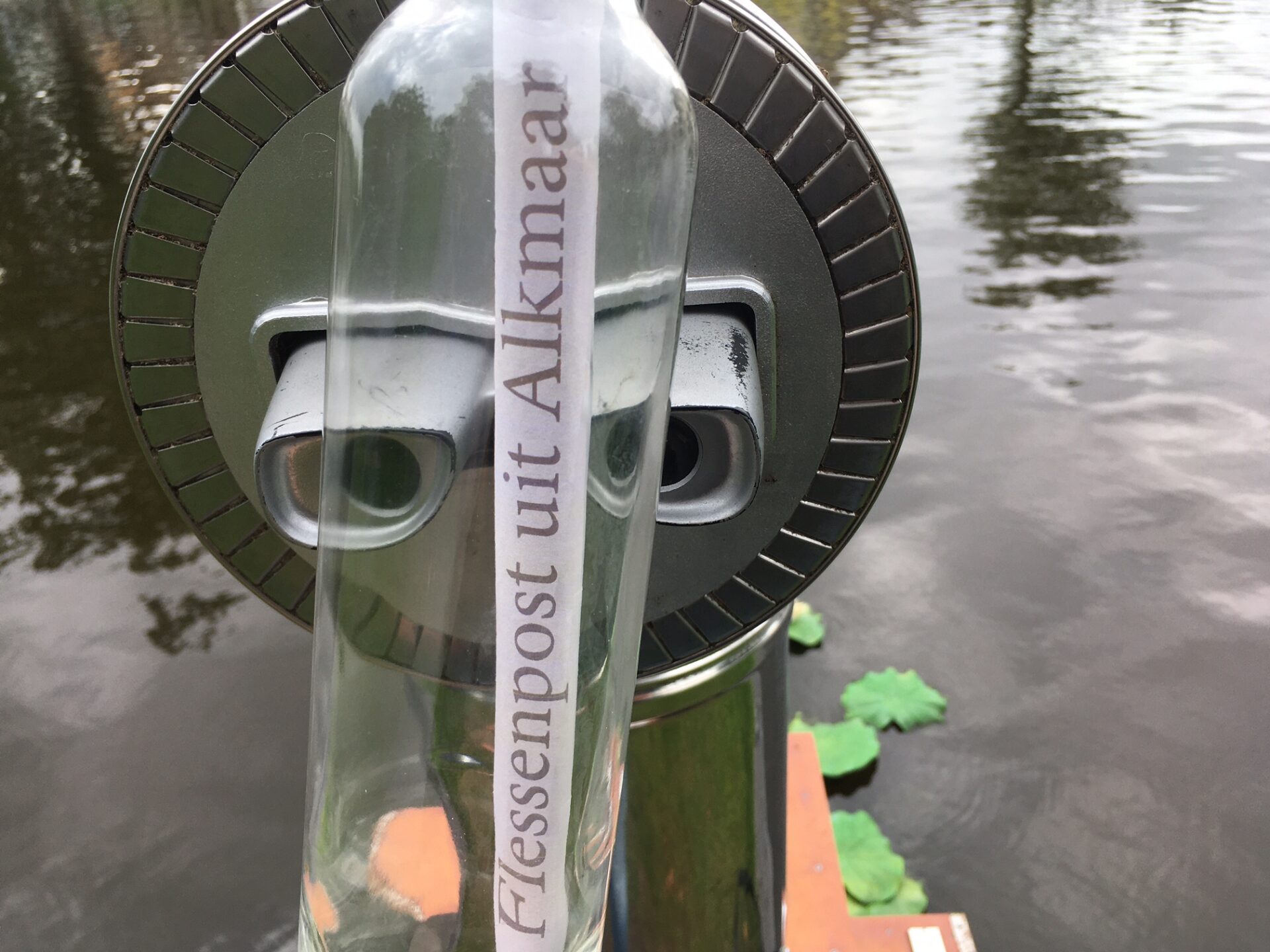 Waar staat het flesje...