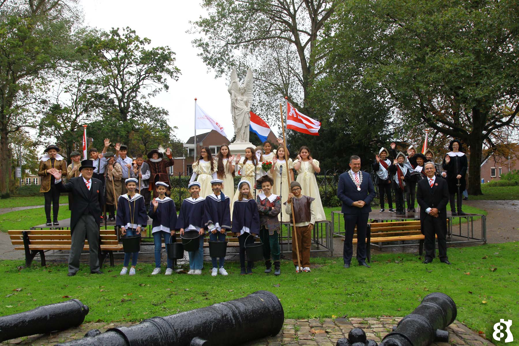 Kranslegging ‘Een krans voor Victorien’