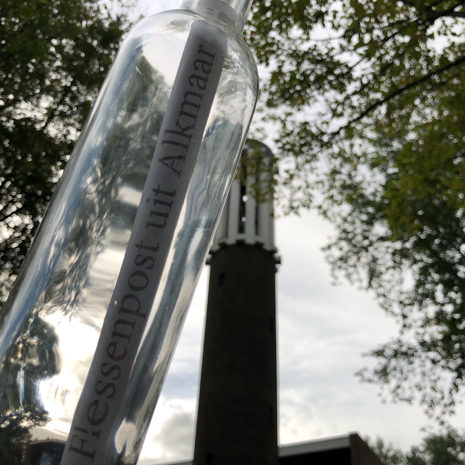 Waar staat het flesje...