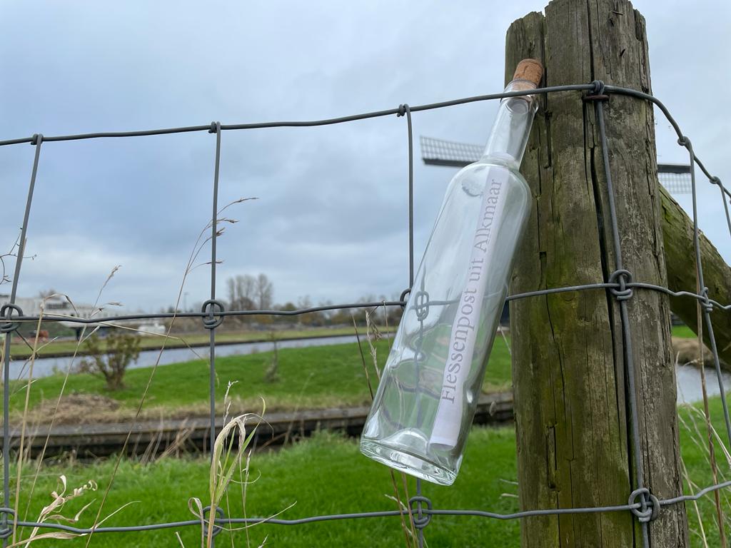 Waar staat het flesje...