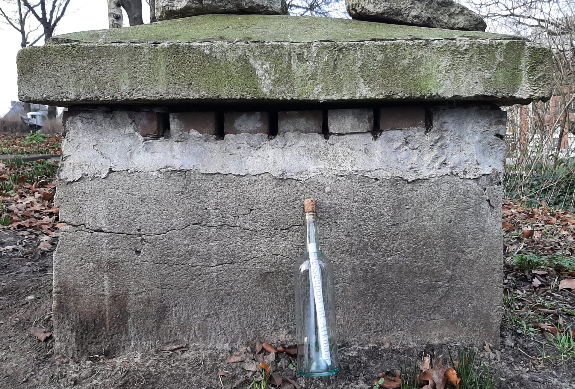 Waar staat het flesje...