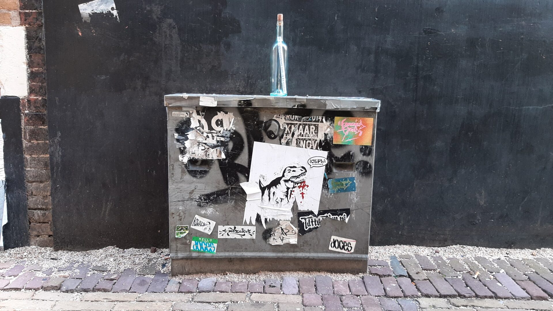 Waar staat het flesje...