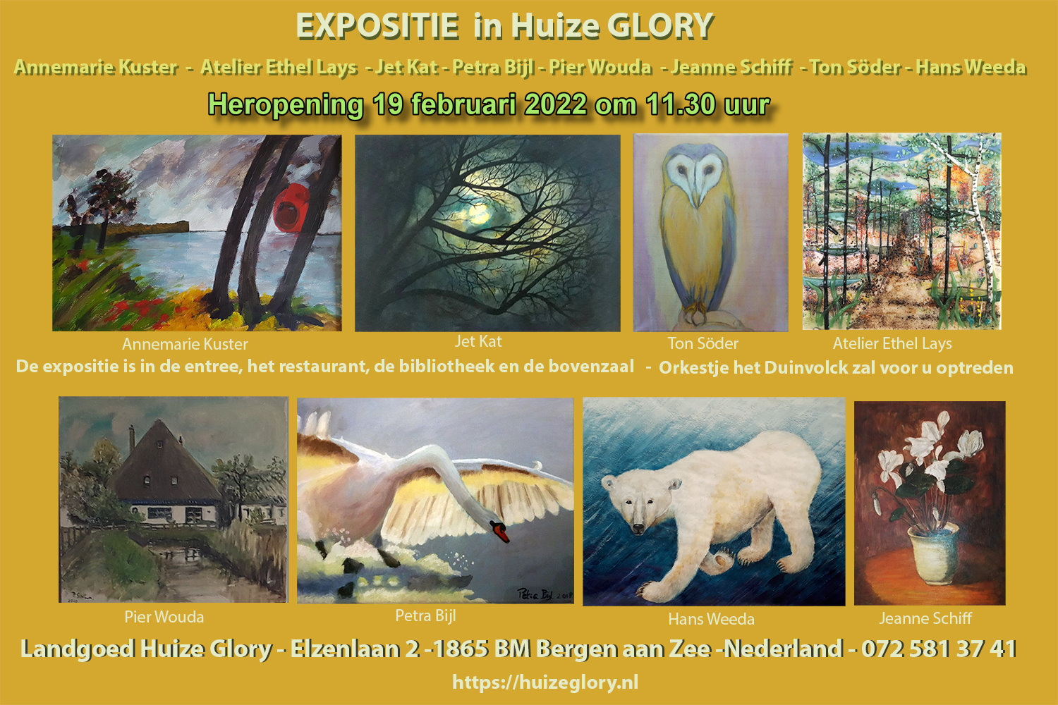 Heropening expositie Huize Glory