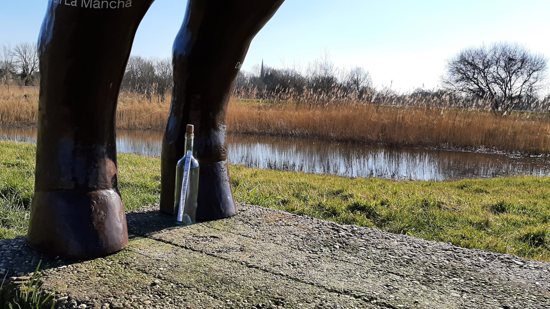 Waar staat het flesje...