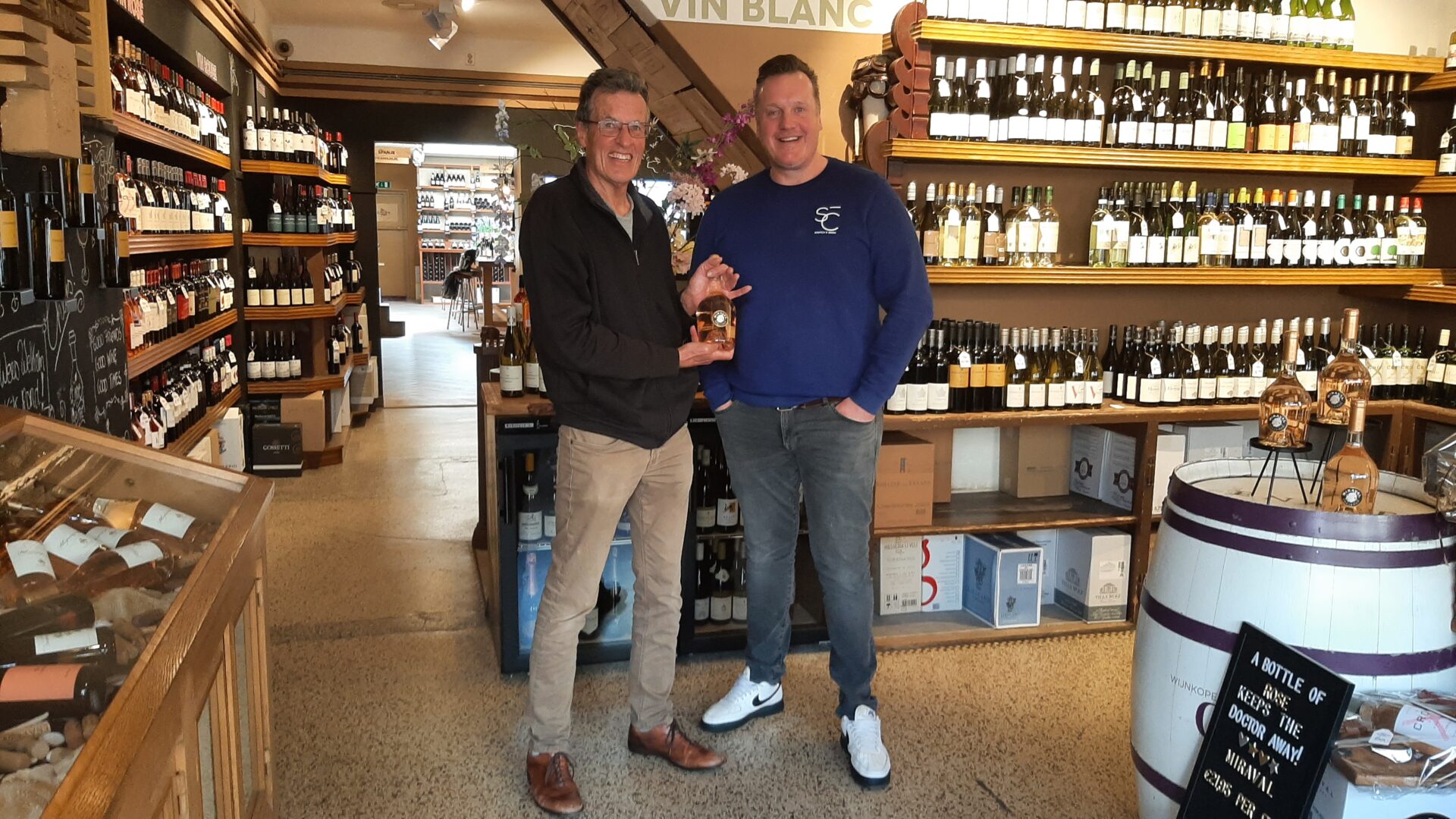 Waar staat het flesje...