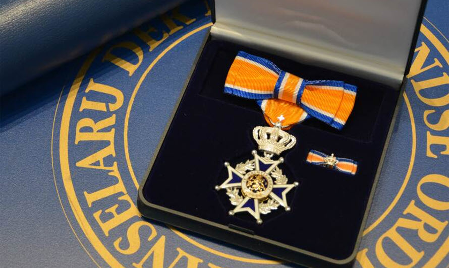 T.L. (Tim) Meijer benoemd tot Ridder in de Orde van Oranje Nassau