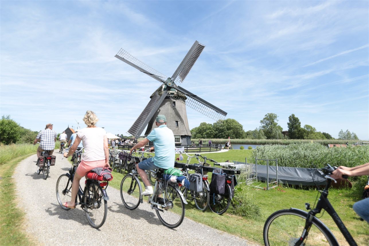 Theatrale fietsroute in het land van Leeghwater