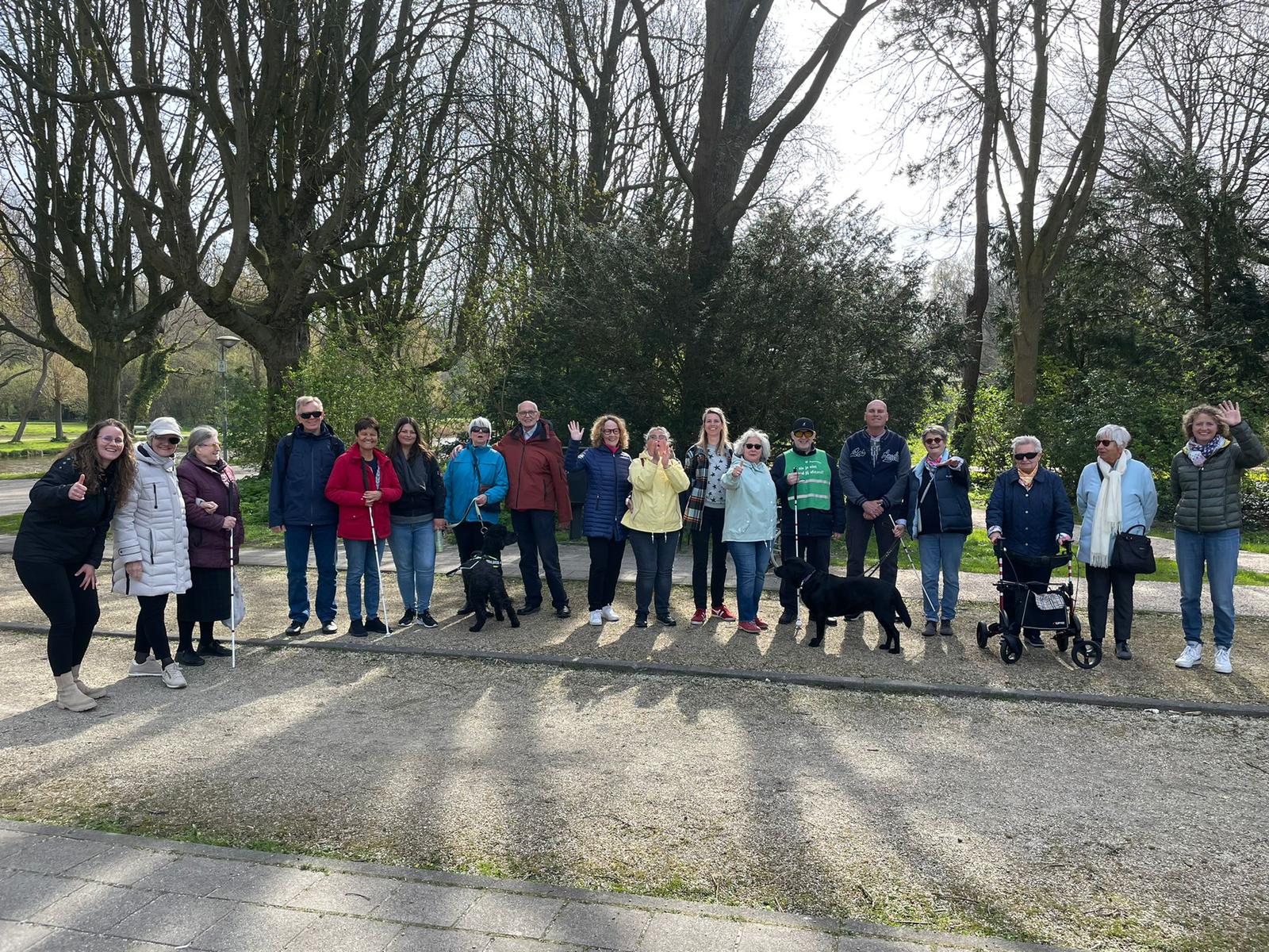 Beweegcafé voor visueel beperkte senioren