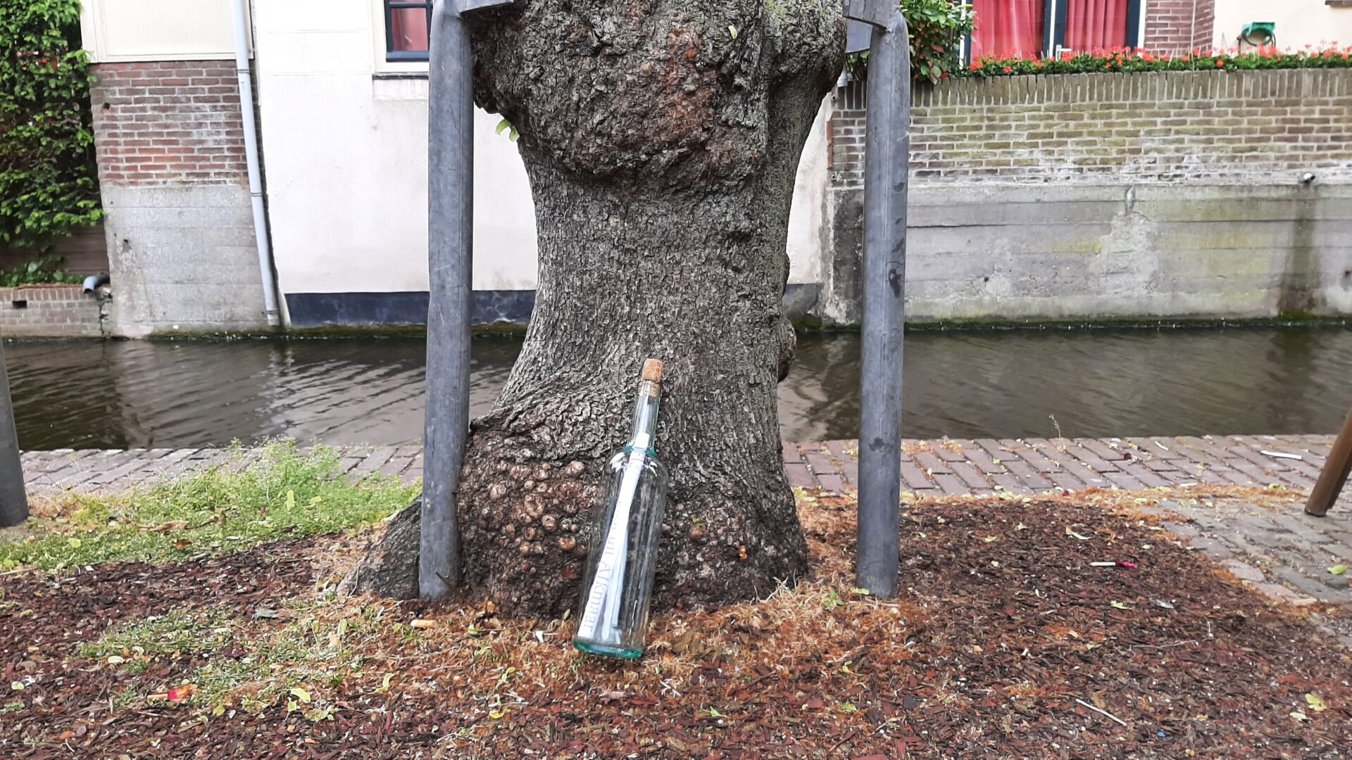 Waar staat het flesje...