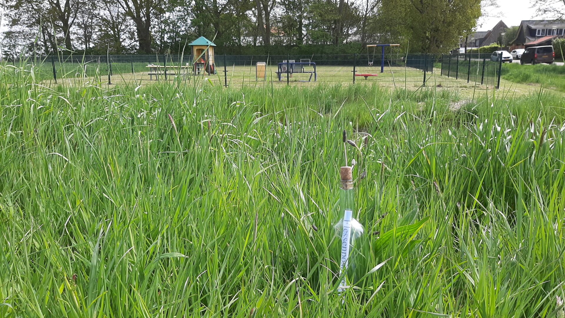 Waar staat het flesje...