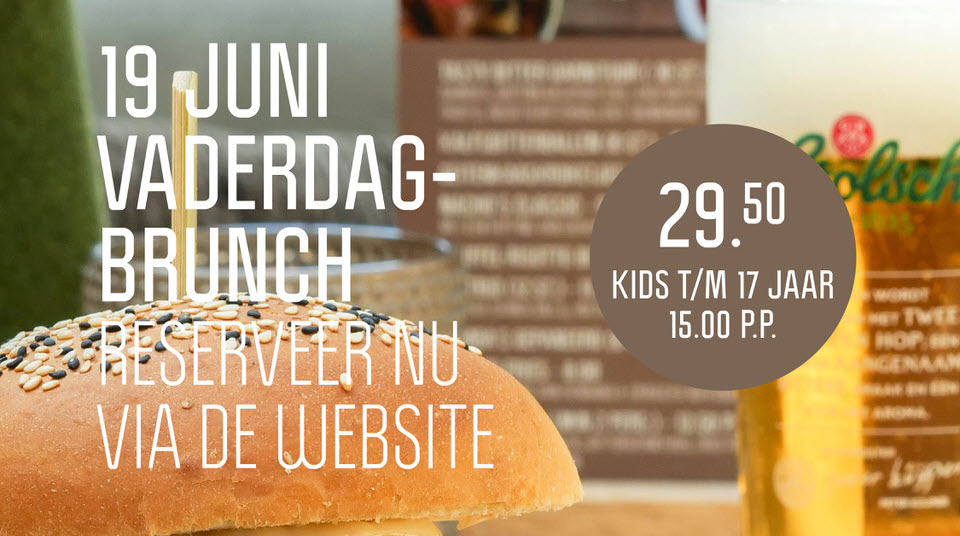 Stoere Vaderdag brunch in Bergen aan Zee