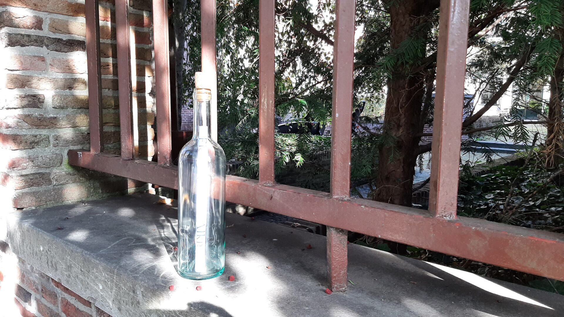 Waar staat het flesje...