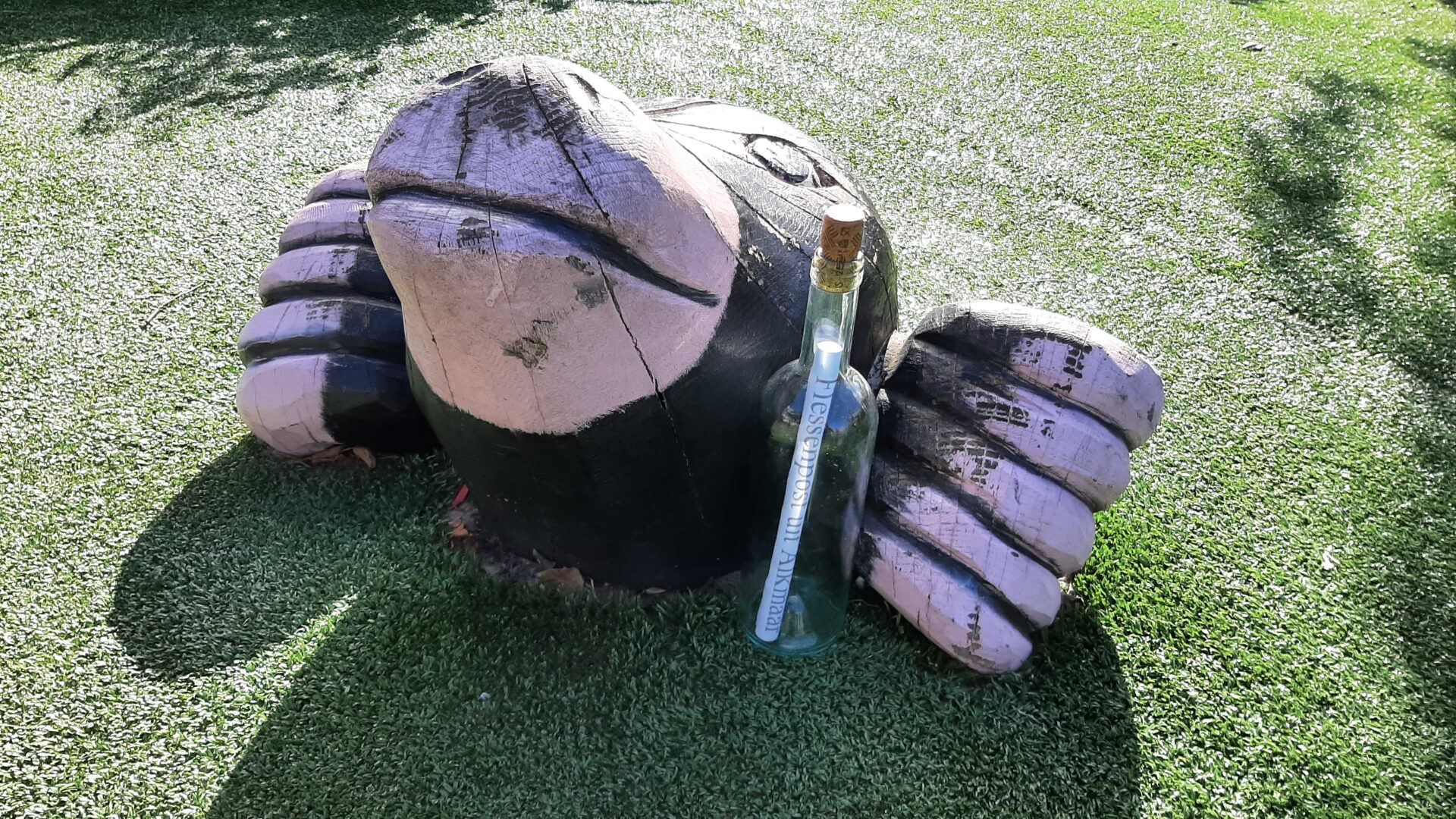 Waar staat het flesje...