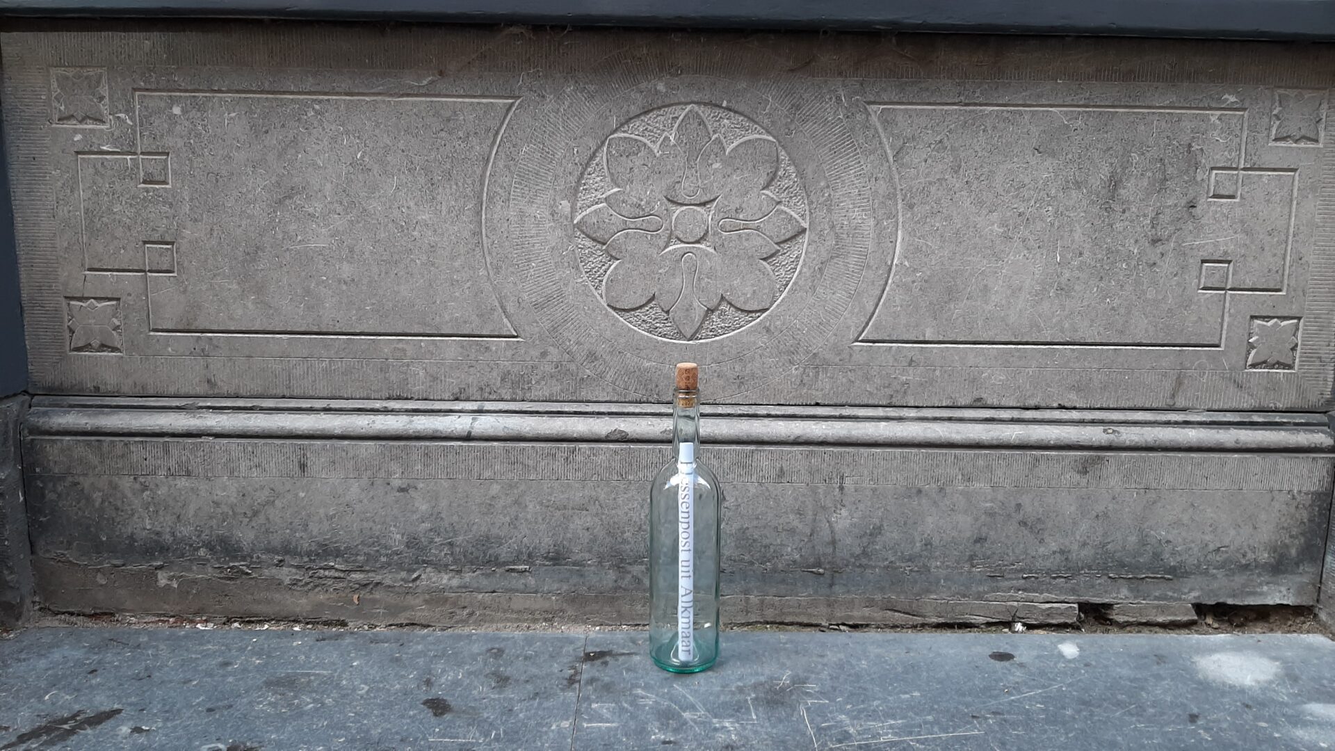 Waar staat het flesje...