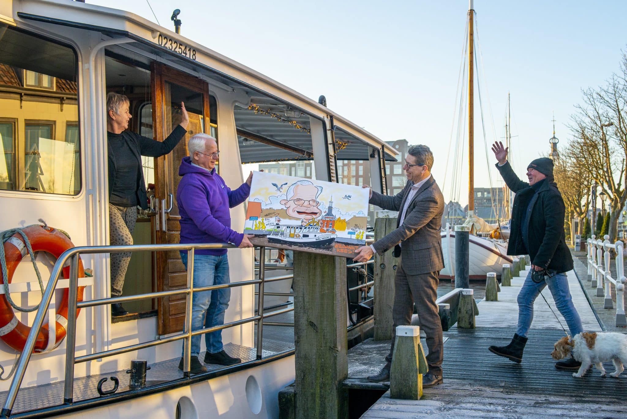 Overname veerpont Bierkade - Eilandswal