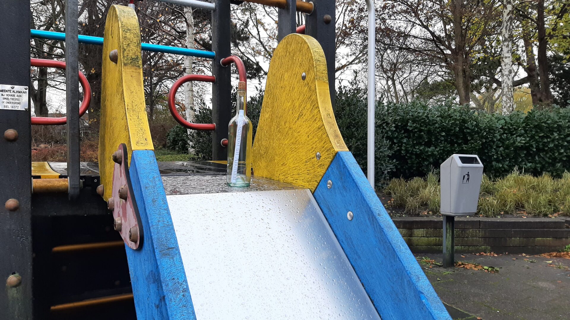 Waar staat het flesje...