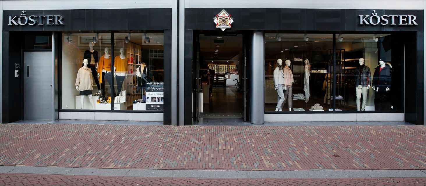 Ramkraak kledingwinkel Köster