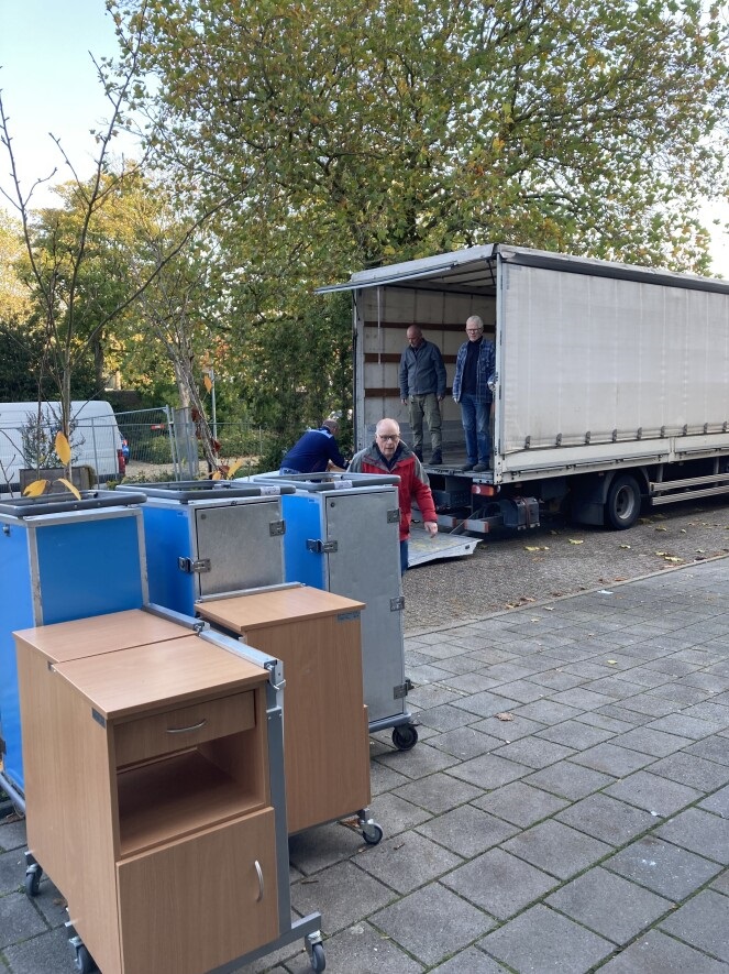 Inboedel oude pand Revalidatiecentrum Magentazorg naar Oekraïne