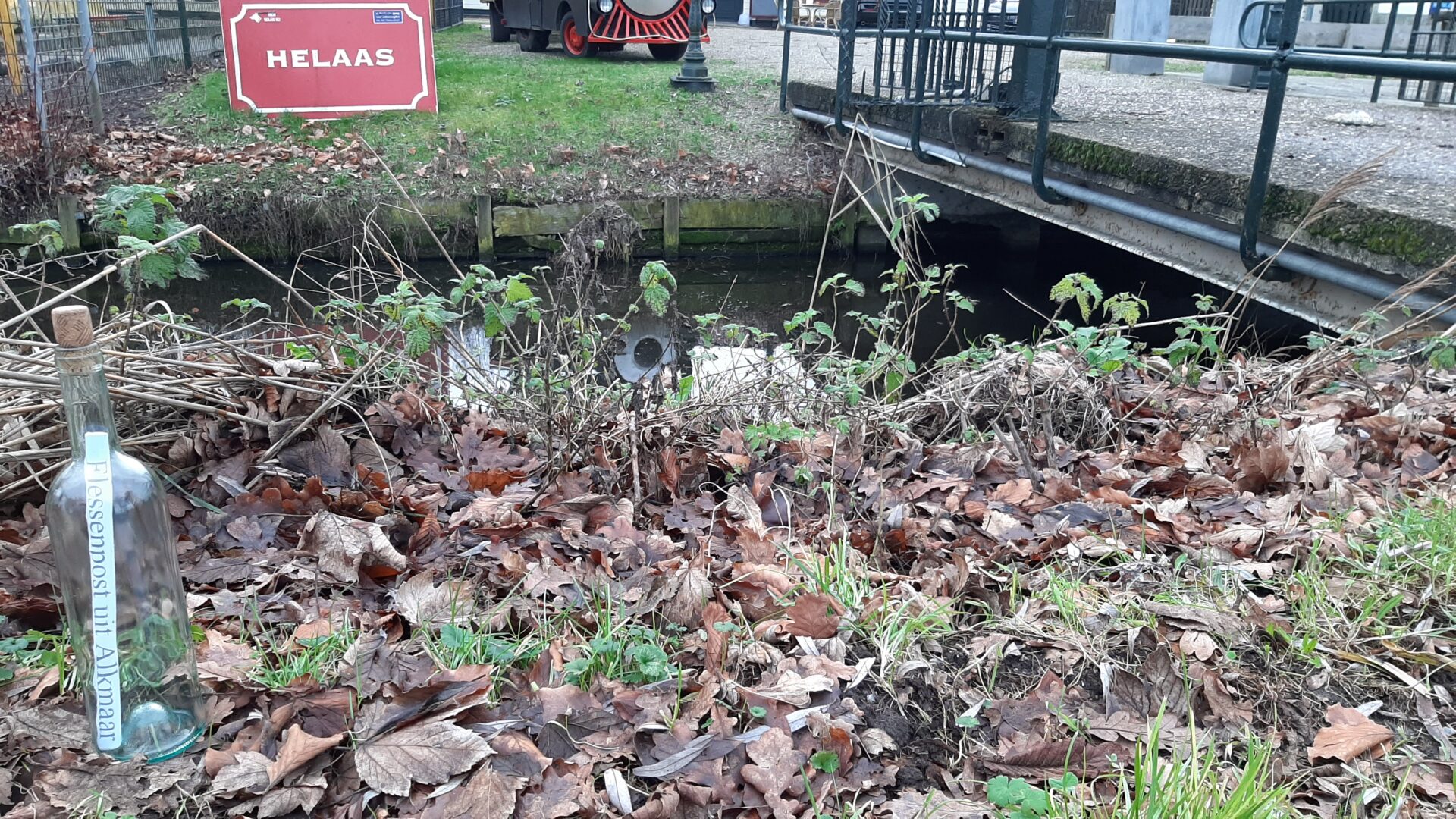 Waar staat het flesje...