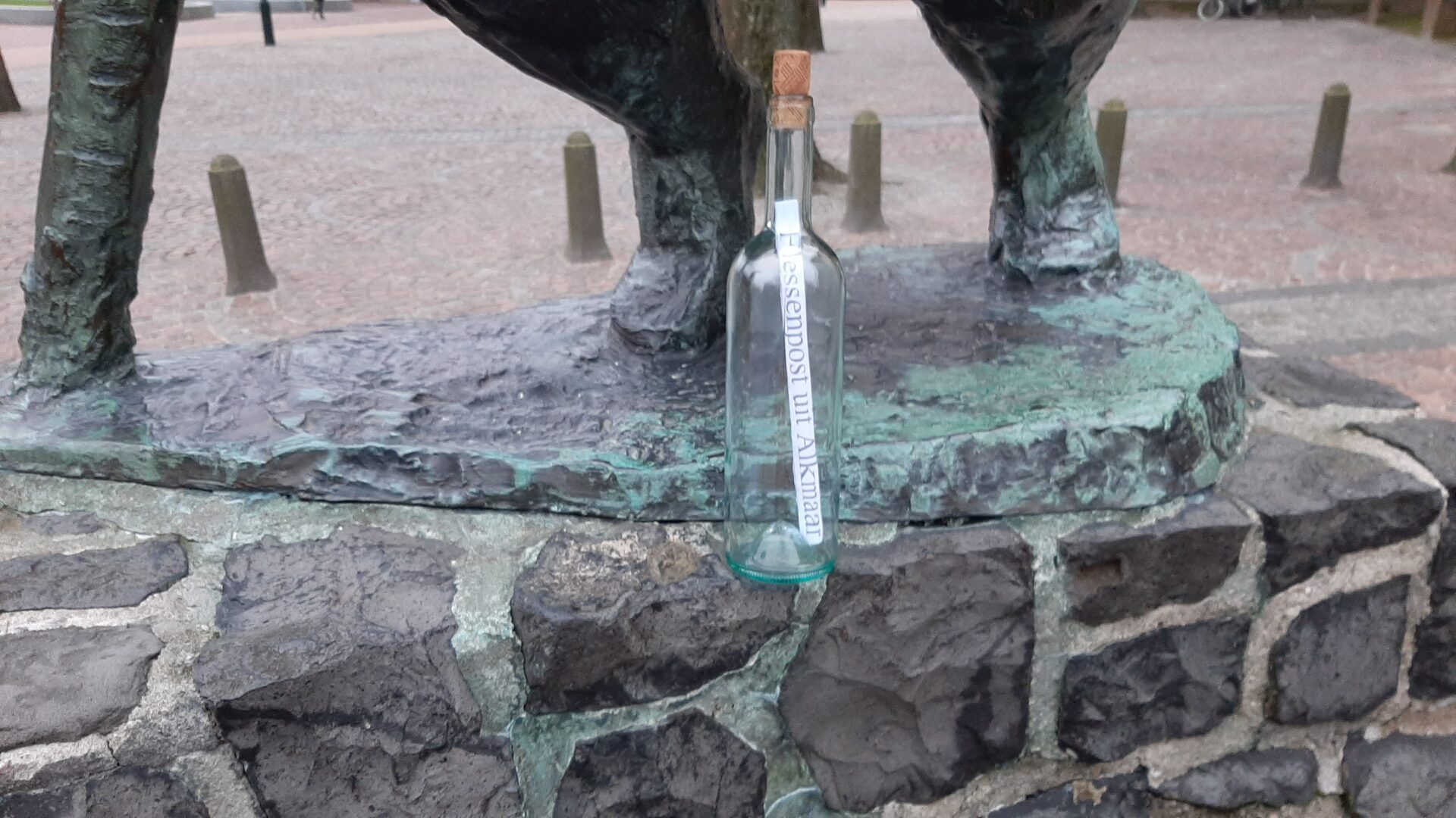 Waar staat het flesje...