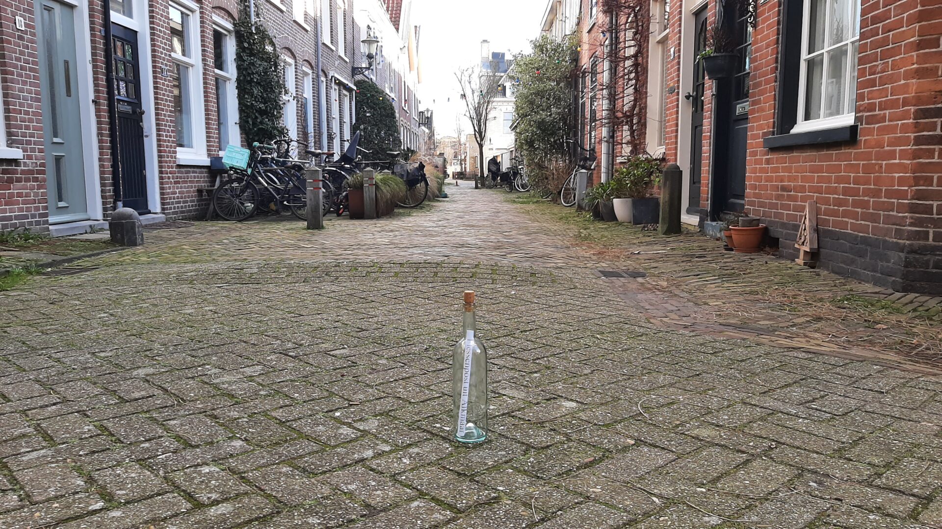 Waar staat het flesje...