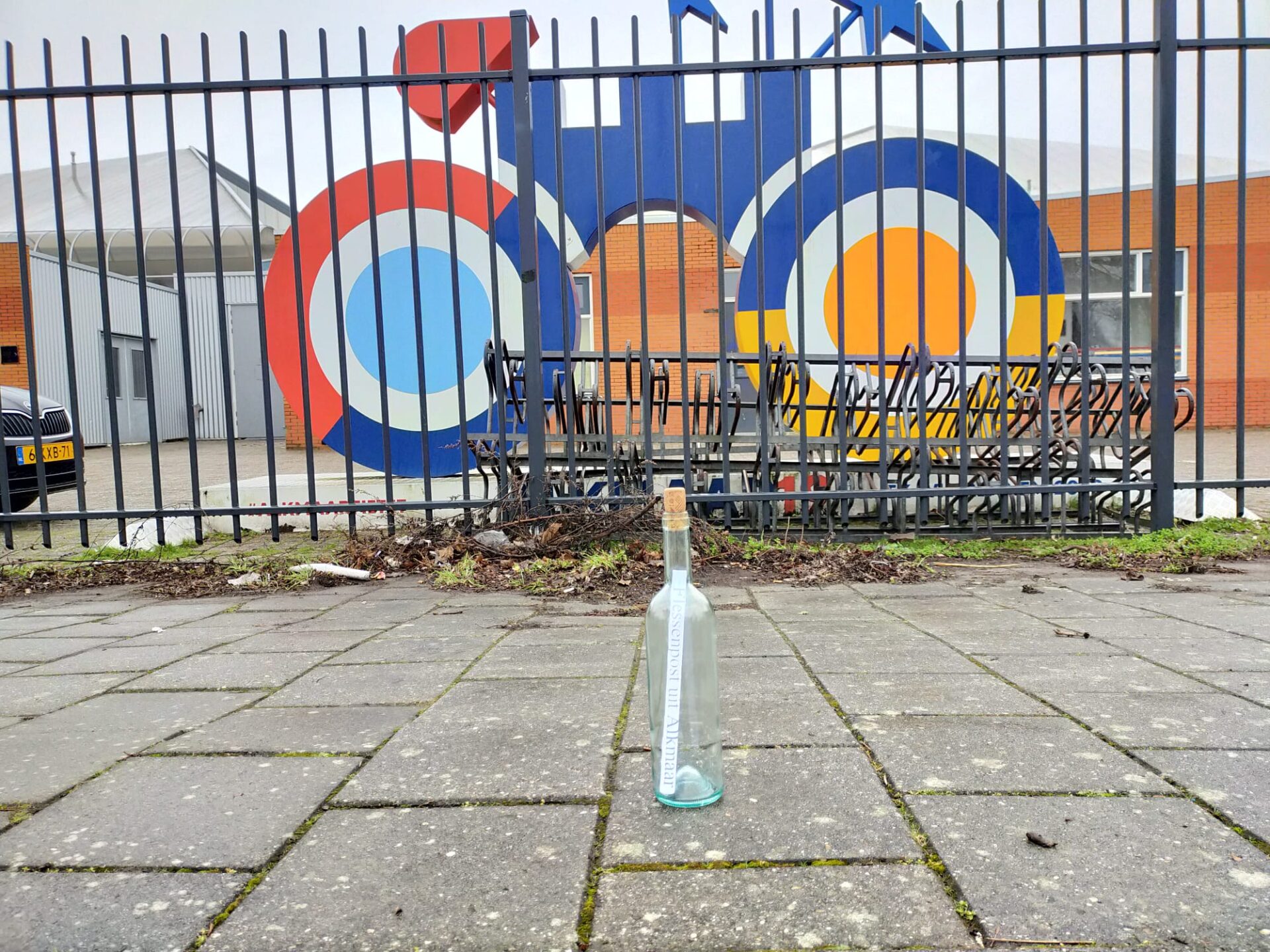 Waar staat het flesje...