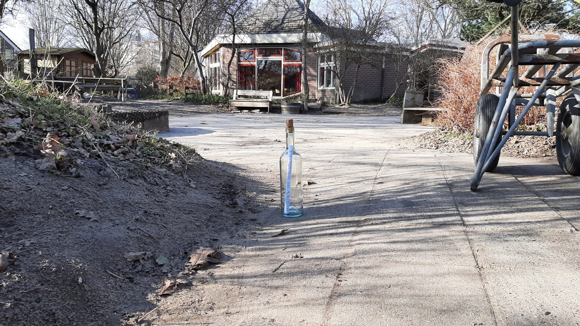 Waar staat het flesje...