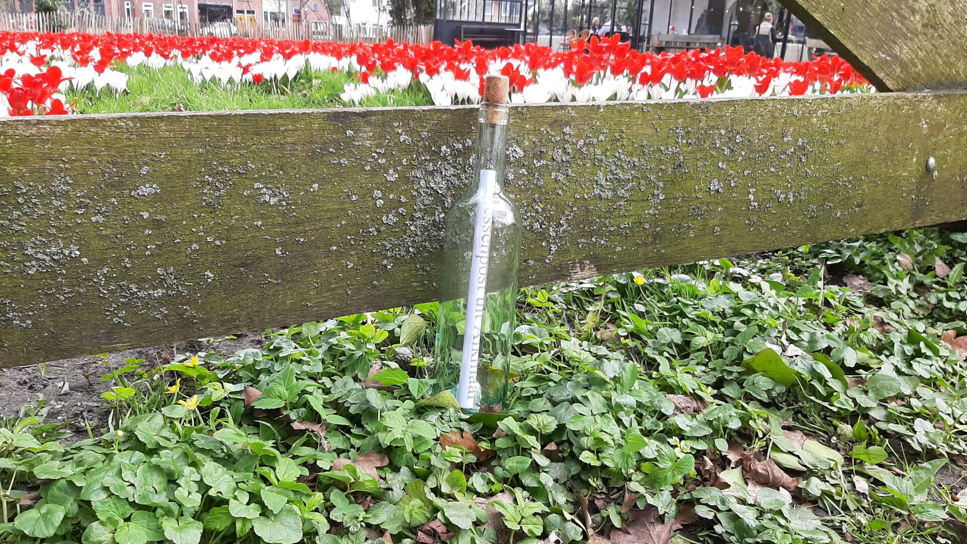 Waar staat het flesje...