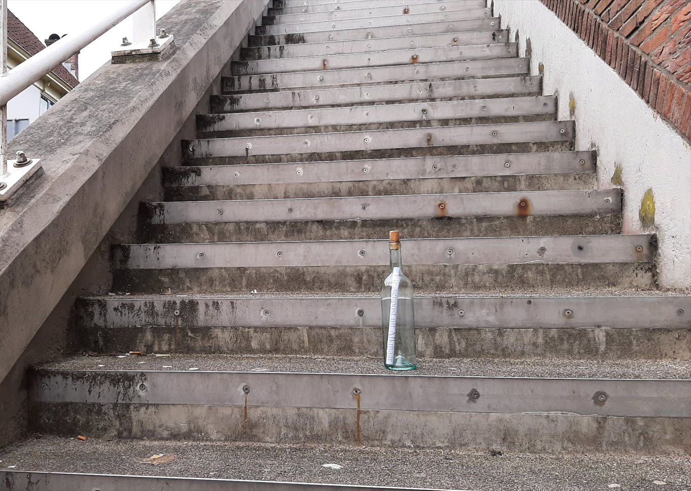 Waar staat het flesje...