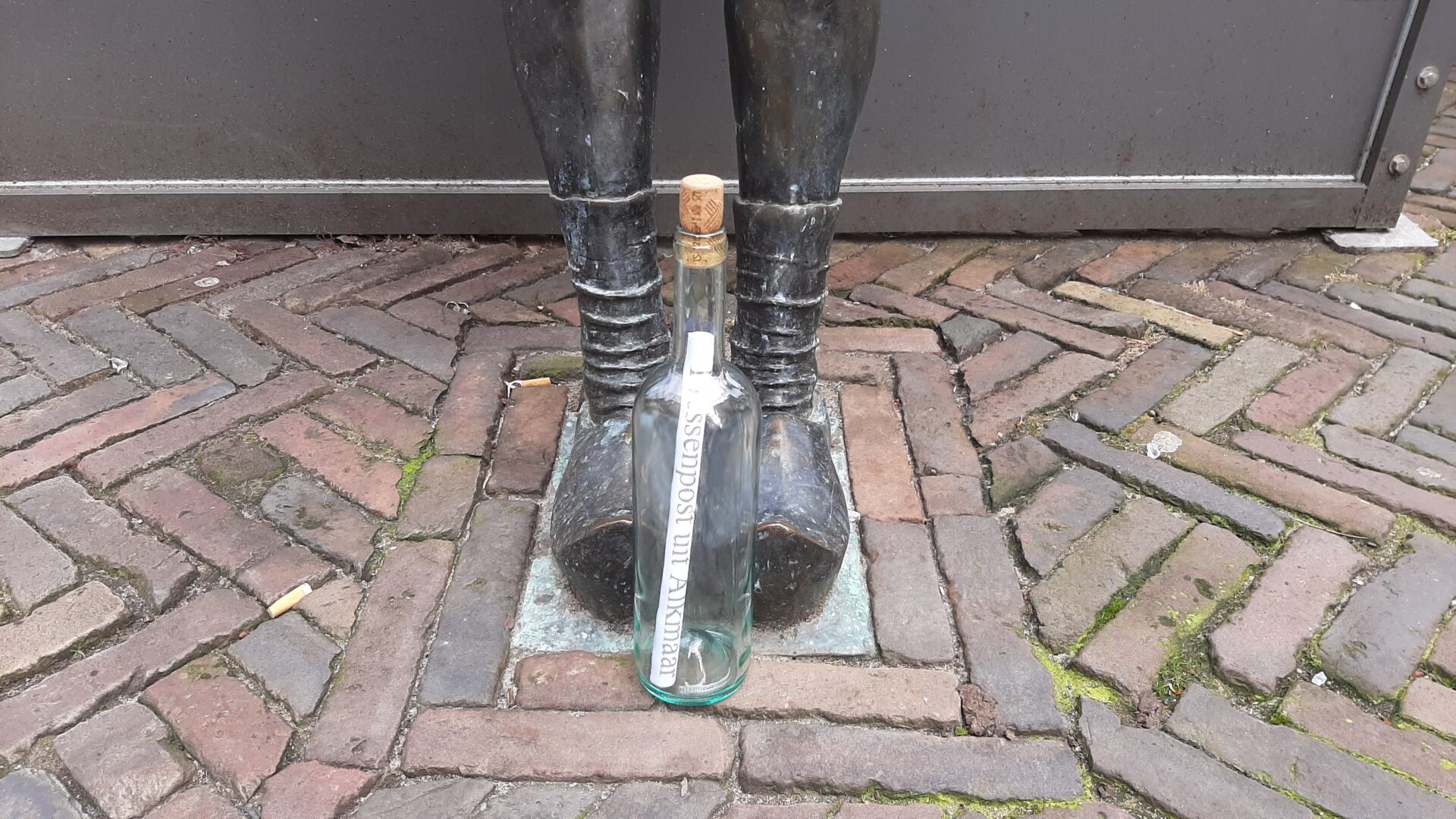 Waar staat het flesje...