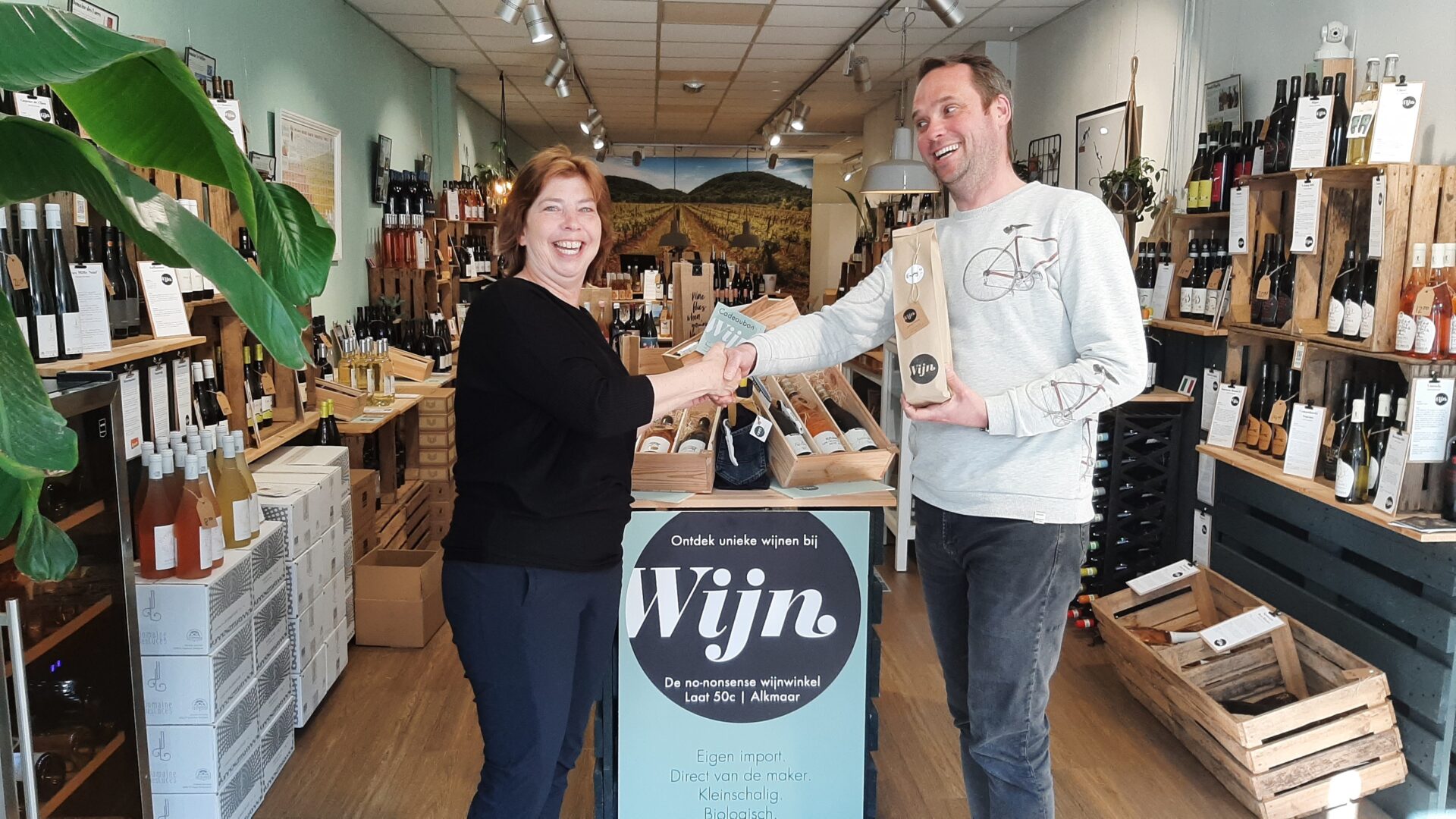 Waar staat het flesje...