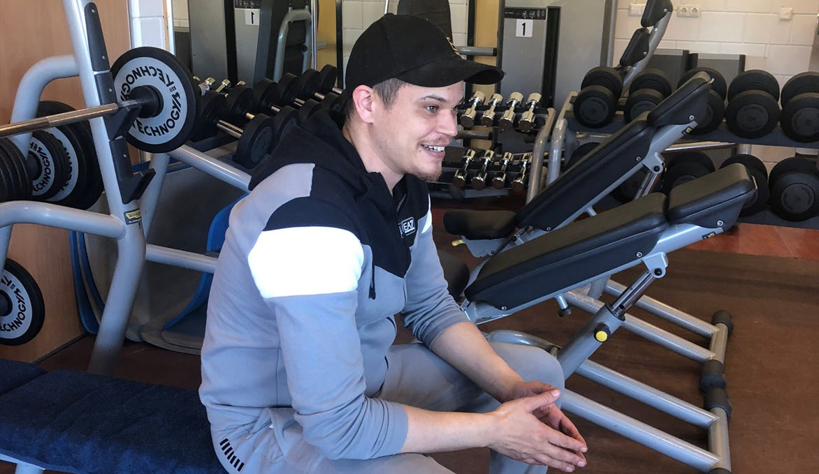 Sporten helpt Nathanaël het beste uit zichzelf te halen