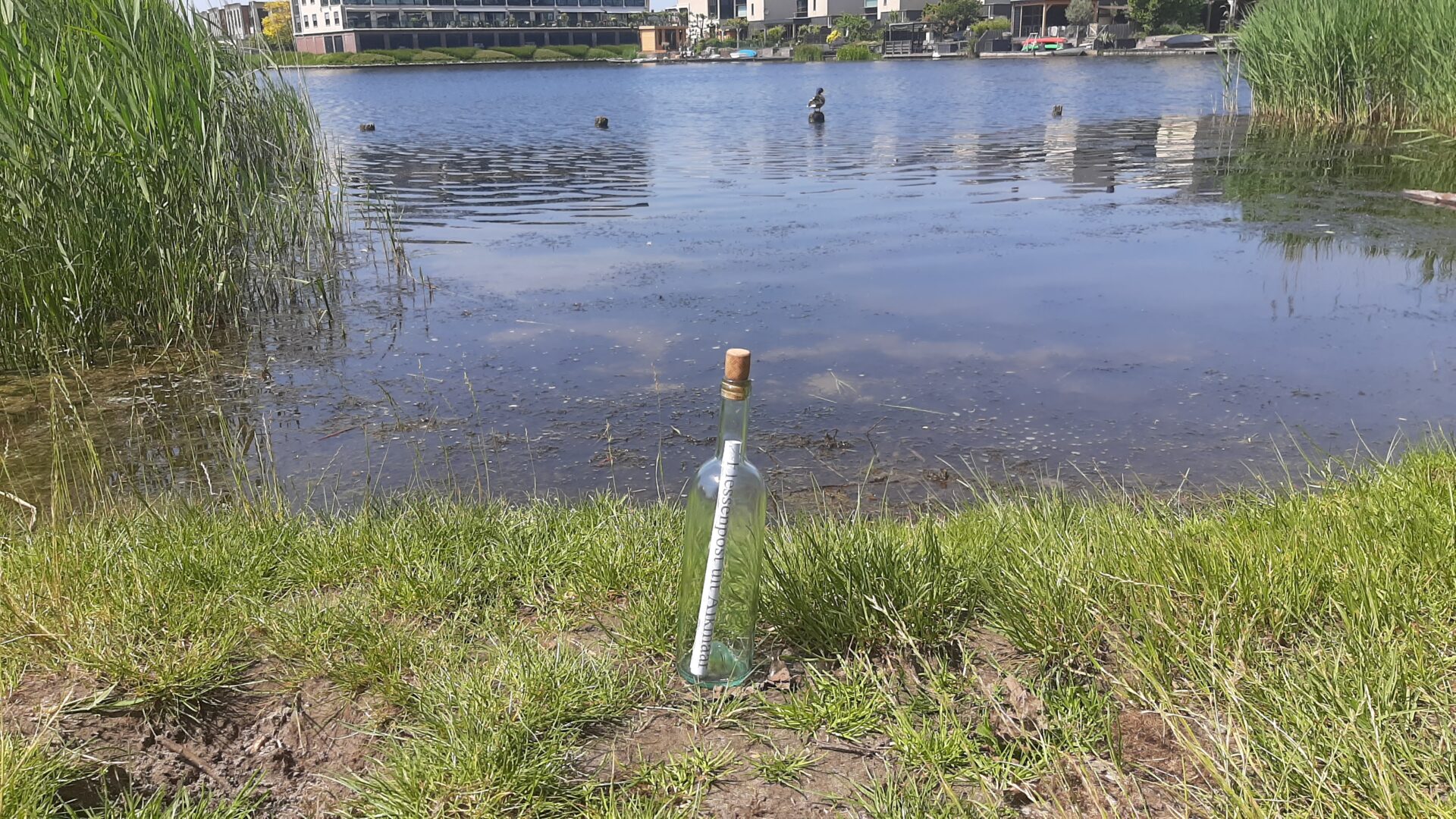 Waar staat het flesje...