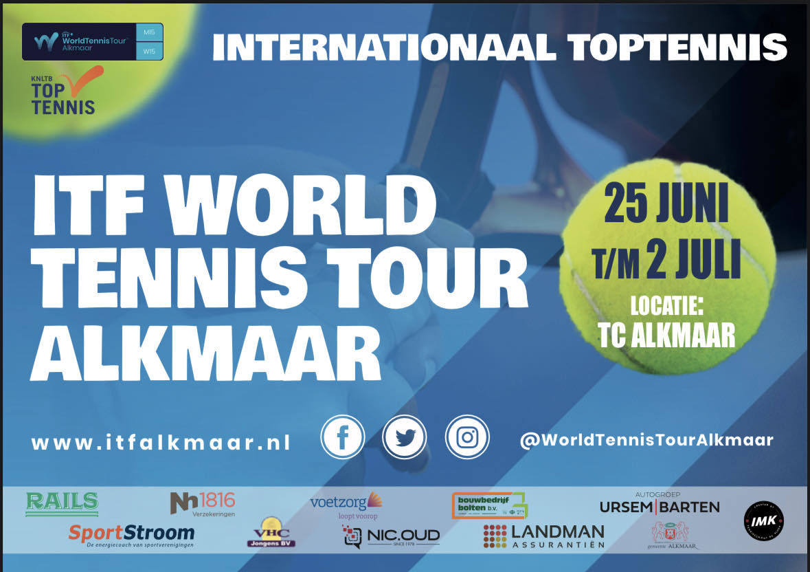 Tennistalenten proeven sfeer op ITF Alkmaar