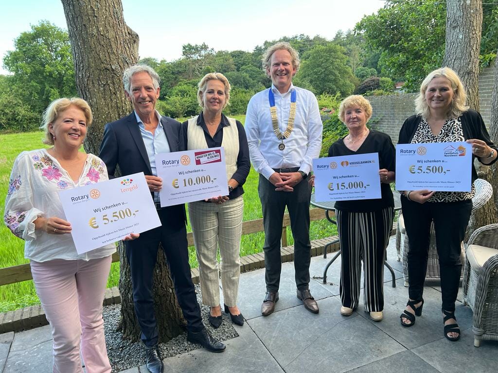 Music Dinner Rotary Alkmaar Bergen brengt 42.000 euro op