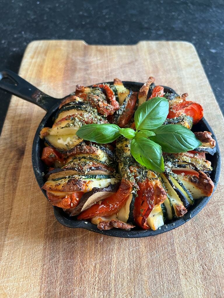 Ratatouille met halloumi