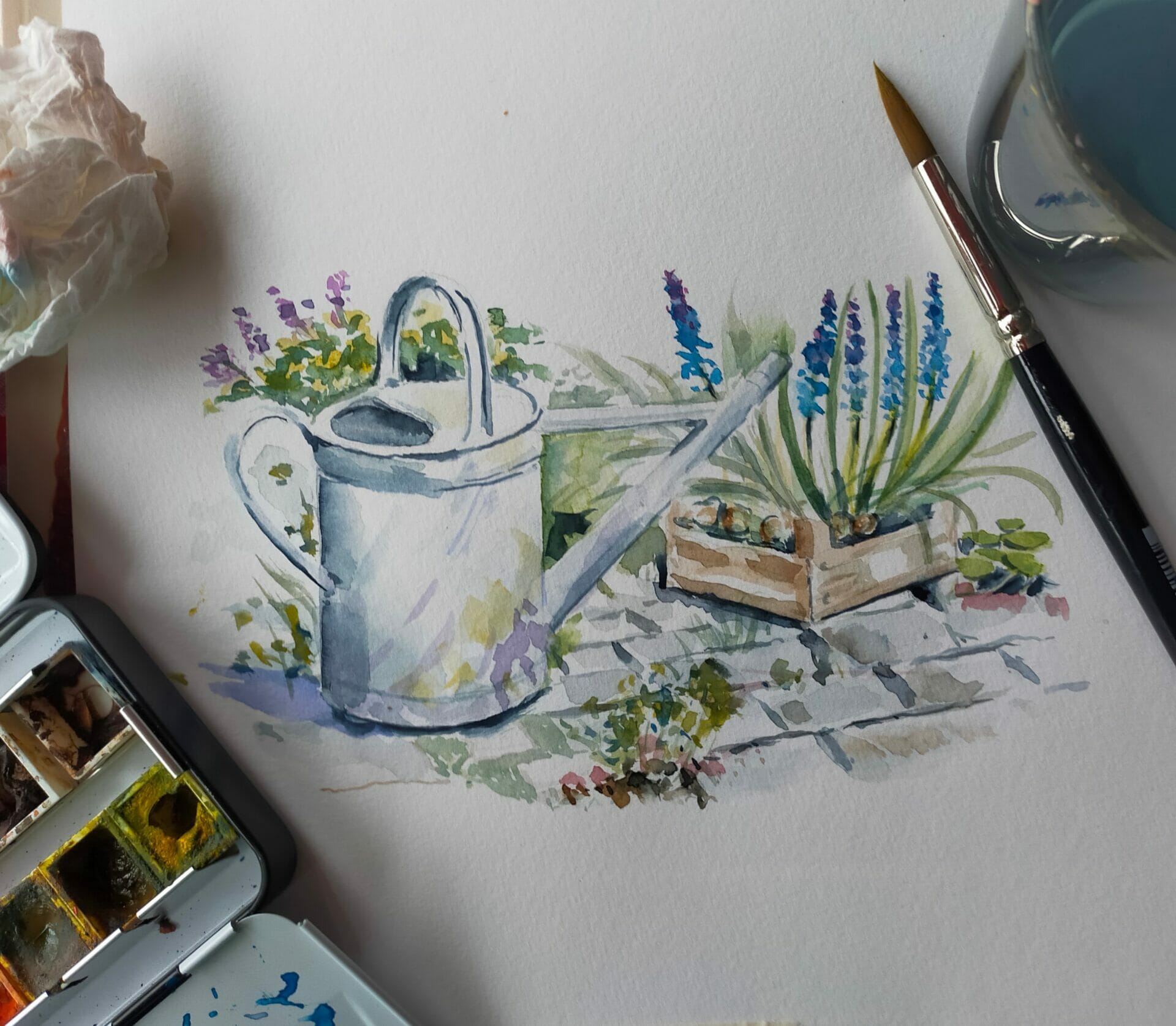 Aquarellen bij Nancy