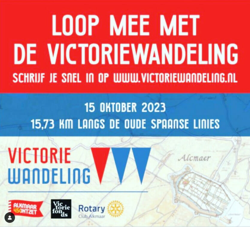 Eerste editie Alkmaarse Victoriewandeling