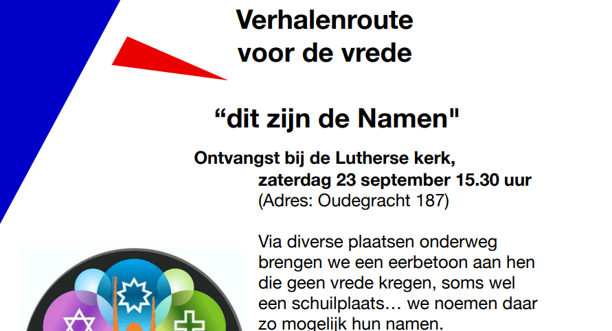 Vredeswandeling 'dit zijn de namen'