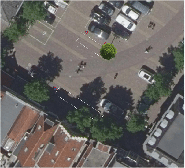 Binnenkort parkeervakken op het Hofplein voor fietsen en brommers