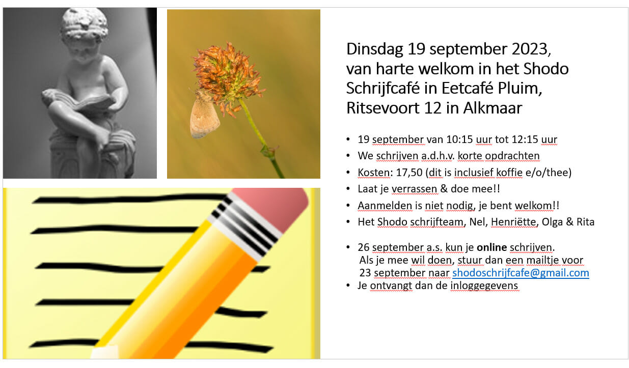 Shodo Schrijfcafé