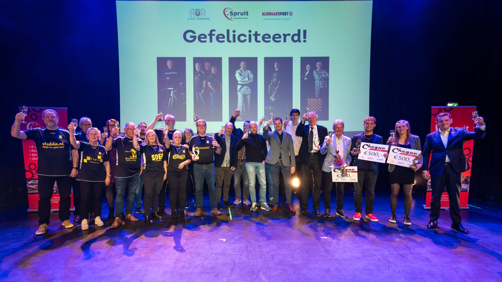 Lokale sporters gehuldigd bij Alkmaars Sportgala 2023