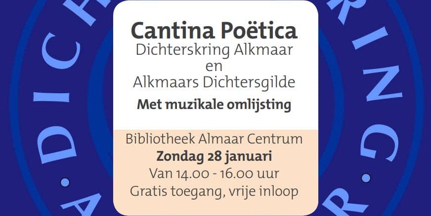 Alkmaarse dichters thuis in de bieb