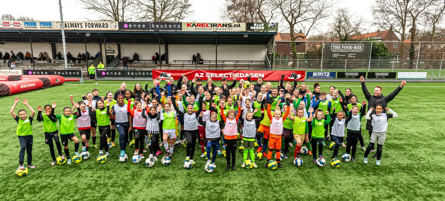 AZ Meiden Selectiedagen een succes