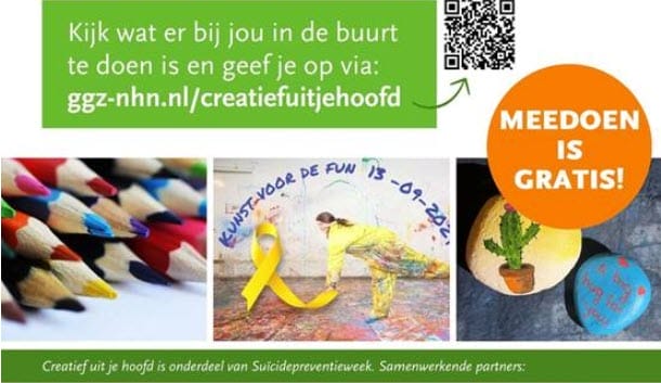 Creatief programma door GGZ Noord-Holland-Noord